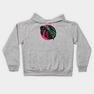 Monstera Sunrise Tshirt Kids Hoodie